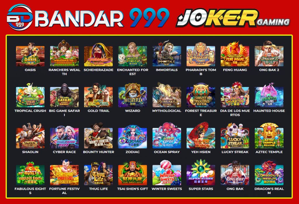 Provider Slot Joker Gaming Bandar999
